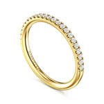 14K Yellow Gold Diamond Diamond Matching Wedding Band - WB16566R6Y44JJ-Gabriel & Co.-Renee Taylor Gallery