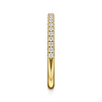 14K Yellow Gold Diamond Diamond Matching Wedding Band - WB16566R6Y44JJ-Gabriel & Co.-Renee Taylor Gallery