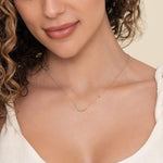 14K Yellow Gold Diamond Moon Pendant Necklace - NK5205Y45JJ-Gabriel & Co.-Renee Taylor Gallery