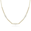 14K Yellow Gold Diamond Necklace - NK6954Y45JJ-Gabriel & Co.-Renee Taylor Gallery