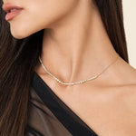 14K Yellow Gold Diamond Necklace - NK6954Y45JJ-Gabriel & Co.-Renee Taylor Gallery