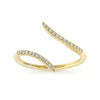 14K Yellow Gold Open Wrap Bypass Diamond Ring - LR51052Y45JJ-Gabriel & Co.-Renee Taylor Gallery