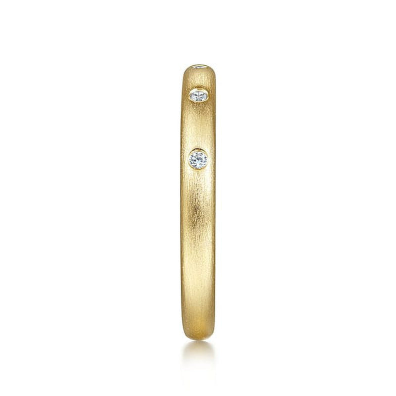 14K Yellow Gold Diamond Stackable Ladies Ring - LR52508Y45JJ-Gabriel & Co.-Renee Taylor Gallery