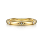 14K Yellow Gold Diamond Stackable Ladies Ring - LR52547Y45JJ-Gabriel & Co.-Renee Taylor Gallery
