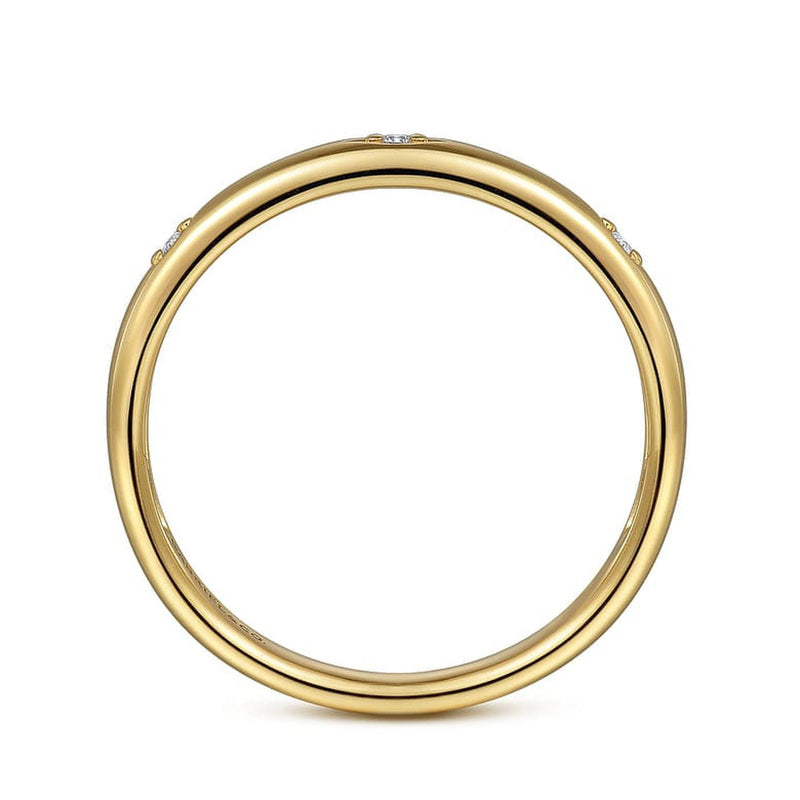 14K Yellow Gold Diamond Stackable Ladies Ring - LR52547Y45JJ-Gabriel & Co.-Renee Taylor Gallery