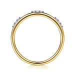 14K Yellow Gold Diamond Stackable Ring Contemporary Collection - LR53067Y45JJ-Gabriel & Co.-Renee Taylor Gallery