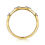 14K Yellow Gold Diamond Stackable Ring Contemporary Collection - LR53068Y45JJ-Gabriel & Co.-Renee Taylor Gallery