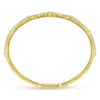 14K Yellow Gold Diamond Station Bangle – BG3707-62Y45JJ-Gabriel & Co.-Renee Taylor Gallery