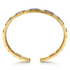 14K Yellow Gold Diamond and Lapis Bangle Bracelet - BG5151-6Y45LP-Gabriel & Co.-Renee Taylor Gallery