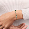 14K Yellow Gold Diamond and Malachite Bujukan Bangle - BG4940-62Y45MA-Gabriel & Co.-Renee Taylor Gallery