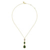 14K Yellow Gold Diamond and Malachite Rope Drop Pendant Necklace - NK7589Y45MA-Gabriel & Co.-Renee Taylor Gallery