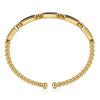 14K Yellow Gold Diamond and Onyx Bangle - BG4940-57Y45OX-Gabriel & Co.-Renee Taylor Gallery