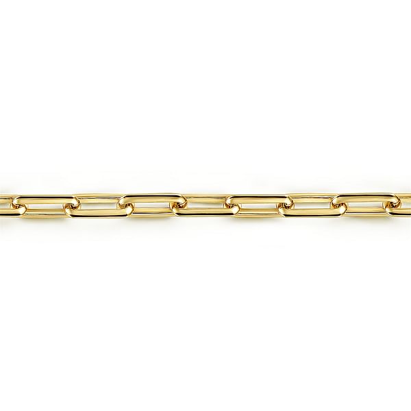 14K Yellow Gold Elongated Chain Bracelet - TBM4520Y4JJJ-Gabriel & Co.-Renee Taylor Gallery