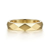 14K Yellow Gold Faceted Stackable Ring - LR51950Y4JJJ-Gabriel & Co.-Renee Taylor Gallery