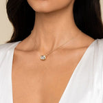 14K Yellow Gold Geometric Baguette and Round Diamond Pendant Necklace - NK7278Y44JJ-Gabriel & Co.-Renee Taylor Gallery