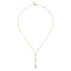 14K Yellow Gold Graduated Diamond Station Drop Y Necklace - NK7209Y45JJ-Gabriel & Co.-Renee Taylor Gallery