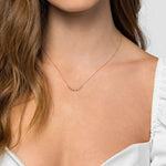 14K Yellow Gold Graduating Bujukan Ball Bar Necklace - NK8163Y4JJJ-Gabriel & Co.-Renee Taylor Gallery