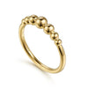 14K Yellow Gold Graduating Bujukan Ring - LR52247Y4JJJ-Gabriel & Co.-Renee Taylor Gallery