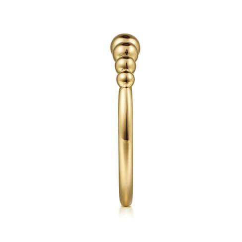 14K Yellow Gold Graduating Bujukan Ring - LR52247Y4JJJ-Gabriel & Co.-Renee Taylor Gallery