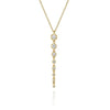 14K Yellow Gold Graduating Vertical Diamond Bar Necklace - NK7579Y45JJ-Gabriel & Co.-Renee Taylor Gallery