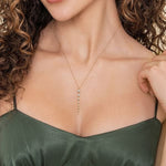 14K Yellow Gold Graduating Vertical Diamond Bar Necklace - NK7579Y45JJ-Gabriel & Co.-Renee Taylor Gallery