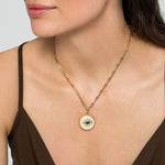 14K Yellow Gold Hollow Paper Clip Chain Necklace - NK6769H-Gabriel & Co.-Renee Taylor Gallery