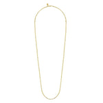 14K Yellow Gold Hollow Paper Clip Chain Necklace - NK6769H-Gabriel & Co.-Renee Taylor Gallery