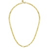 14K Yellow Gold Hollow Paper Clip Chain Necklace - NK6820H-17Y4JJJ-Gabriel & Co.-Renee Taylor Gallery