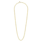 14K Yellow Gold Hollow Paper Clip Chain Necklace - NK6820H-17Y4JJJ-Gabriel & Co.-Renee Taylor Gallery