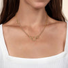 14K Yellow Gold Hollow Tube Link Necklace - NK7360Y4JJJ-Gabriel & Co.-Renee Taylor Gallery