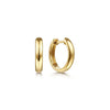 14K Yellow Gold Huggie Earrings - EG14008Y4JJJ-Gabriel & Co.-Renee Taylor Gallery