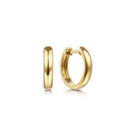 14K Yellow Gold Huggie Earrings - EG14008Y4JJJ-Gabriel & Co.-Renee Taylor Gallery