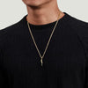14K Yellow Gold Italian Horn Pendant - PTM6556Y4JJJ-Gabriel & Co.-Renee Taylor Gallery