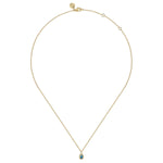 14K Yellow Gold London Blue Topaz Bujukan Teardrop Pendant Necklace - NK7434Y4JBT-Gabriel & Co.-Renee Taylor Gallery