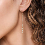 14K Yellow Gold Long Graduating Diamond Bar Earrings - EG13831Y45JJ-Gabriel & Co.-Renee Taylor Gallery