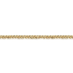 14K Yellow Gold Men's Wheat Chain Bracelet - TBM4807Y4JJJ-Gabriel & Co.-Renee Taylor Gallery