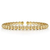 14K Yellow Gold Open Bujukan Cuff Bracelet - BG4388-62Y4JJJ-Gabriel & Co.-Renee Taylor Gallery