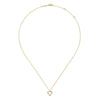 14K Yellow Gold Open Heart Pendant Necklace - NK6526Y4JJJ-Gabriel & Co.-Renee Taylor Gallery