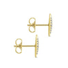 14K Yellow Gold Pavé Diamond Spiked Stud Earrings - EG13083Y45JJ-Gabriel & Co.-Renee Taylor Gallery