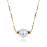 14K Yellow Gold Pearl Bujukan Fashion Necklace - NK7486Y4JPL-Gabriel & Co.-Renee Taylor Gallery