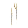 14K Yellow Gold Peek A Boo Spike Diamond Earrings - EG12457Y45JJ-Gabriel & Co.-Renee Taylor Gallery