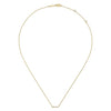 14K Yellow Gold Petite Pavé Diamond Bar Necklace - NK5422Y45JJ-Gabriel & Co.-Renee Taylor Gallery