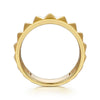 14K Yellow Gold Pyramid Bold Stackable Ring - LR52914Y4JJJ-Gabriel & Co.-Renee Taylor Gallery