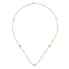 14K Yellow Gold Pyramid Quatrefoil Station Necklace - NK6459Y4JJJ-Gabriel & Co.-Renee Taylor Gallery