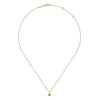 14K Yellow Gold Round Diamond Pendant Necklace - NK6872Y45JJ-Gabriel & Co.-Renee Taylor Gallery