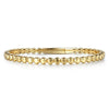14K Yellow Gold Round Disk Pattern Cuff Bracelet - BG4367-65Y4JJJ-Gabriel & Co.-Renee Taylor Gallery