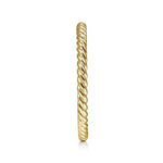 14K Yellow Gold Twisted Rope Stackable Ring - LR51173Y4JJJ-Gabriel & Co.-Renee Taylor Gallery