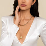 14K Yellow 20" Gold Hollow Paperclip Link Chain Necklace - NK7092-20Y4JJJ-Gabriel & Co.-Renee Taylor Gallery