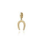 14K Yellow Plain Gold Bujukan Horseshoe Charm Pendant - PT7554Y4JJJ-Gabriel & Co.-Renee Taylor Gallery