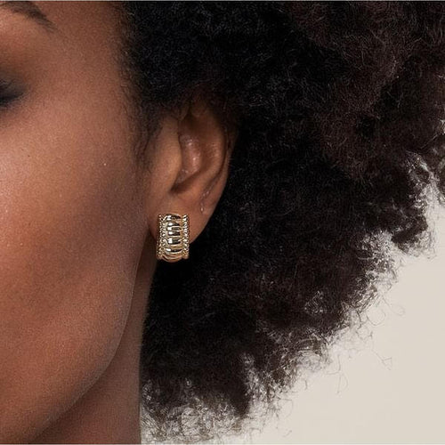14K Yellow Plain Gold Bujukan Huggie Earrings - EG15320Y4JJJ-Gabriel & Co.-Renee Taylor Gallery